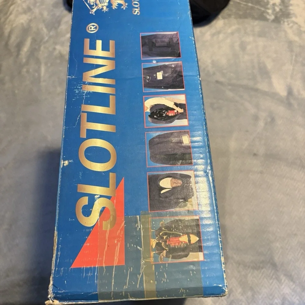 Slotline Deluxe Golf Bag Travel Cover -Padded Black Bag - Protects Golf Clubs